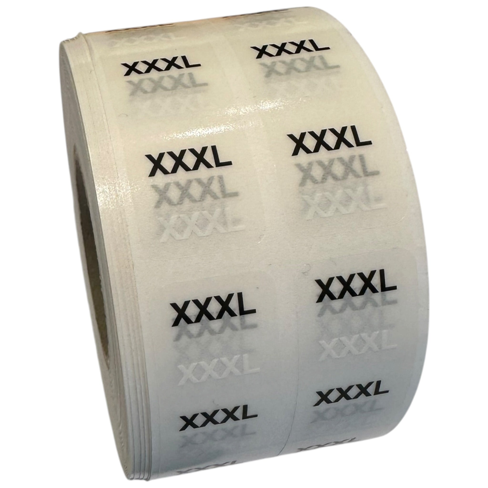 Size tags - Set with 5 rolls - All in one box. See all sample packs