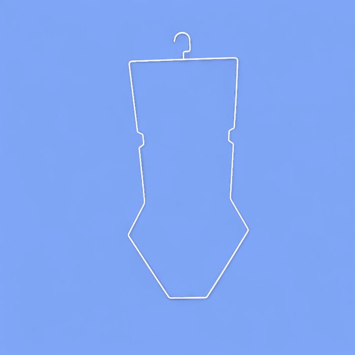 Alusvaatteiden / bikini- / uimapuvun olkain, valkoinen, 38 x K85 cm