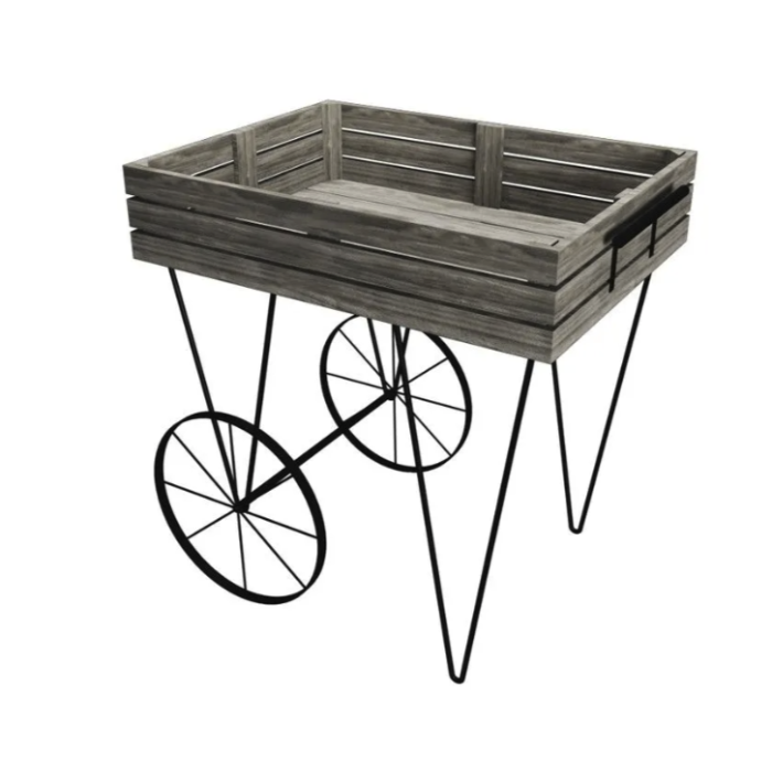 Markkinakärry, metalli, runko, 60 x 80 x K85 cm. Heritage