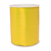 Gift ribbon, 10 mm, roll with 250 m, Yellow