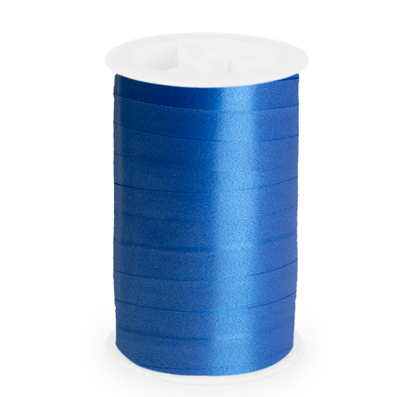 Gávuband, 10 mm, rulla við 250 mtr. Blátt