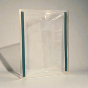 Brochure holder. Acrylic cover for wall A3