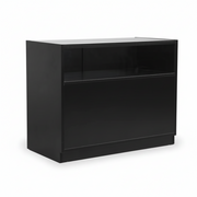 MADS butiksdisk med 1/3 glas bred, sort. B 120