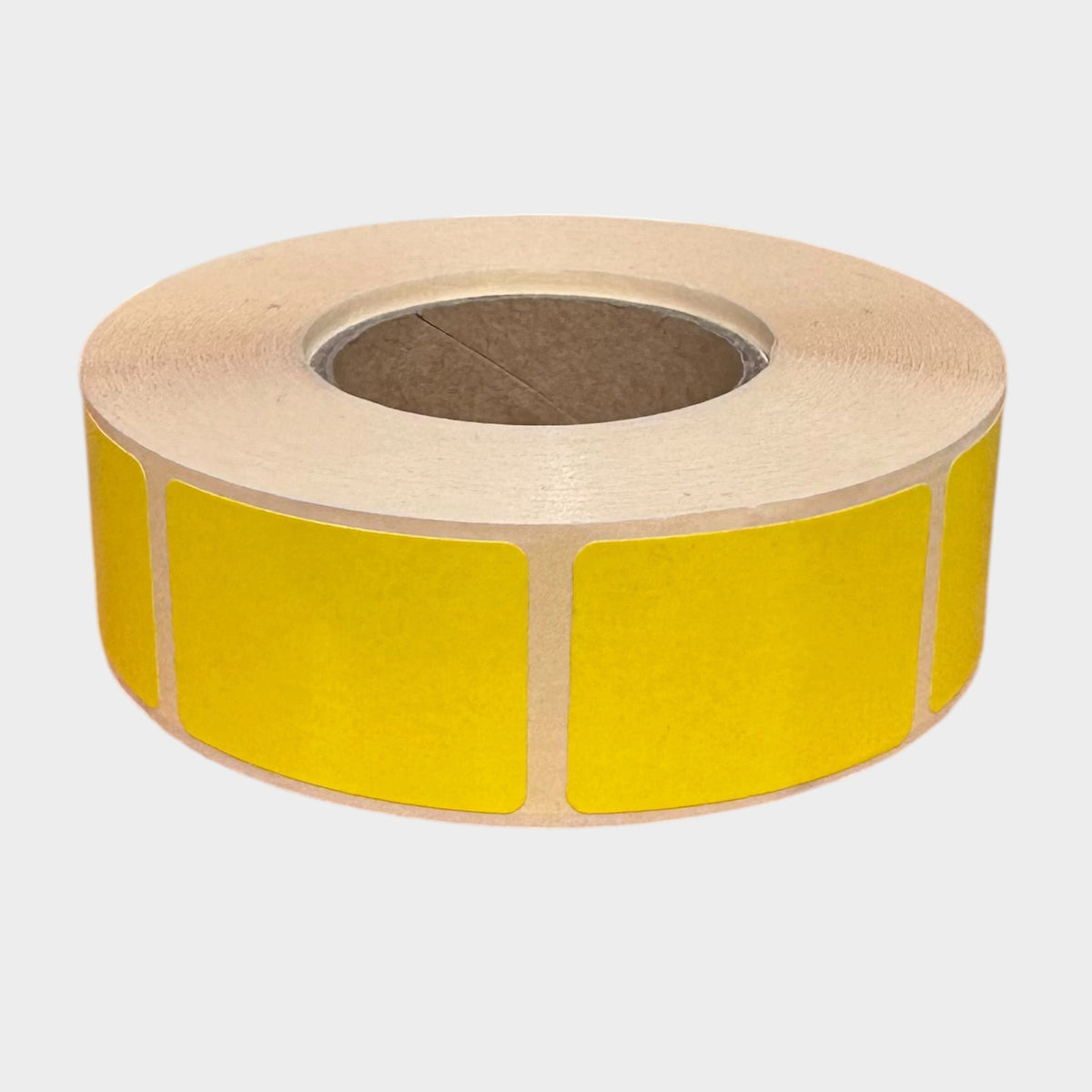 Labels - glossy neon yellow - 1,000 pcs.