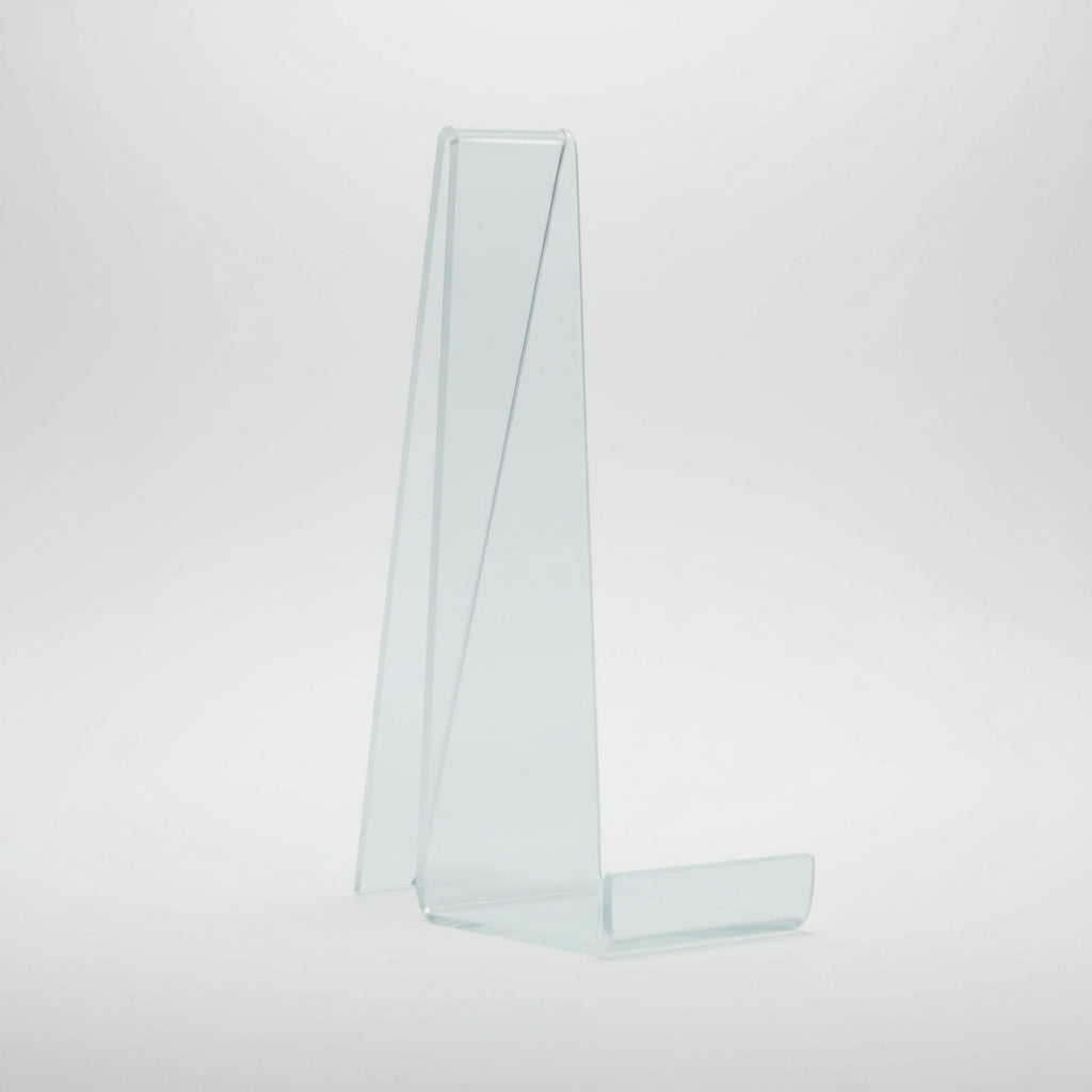 Klar akryl støtte 6 x 20 cm til produkter og skilte