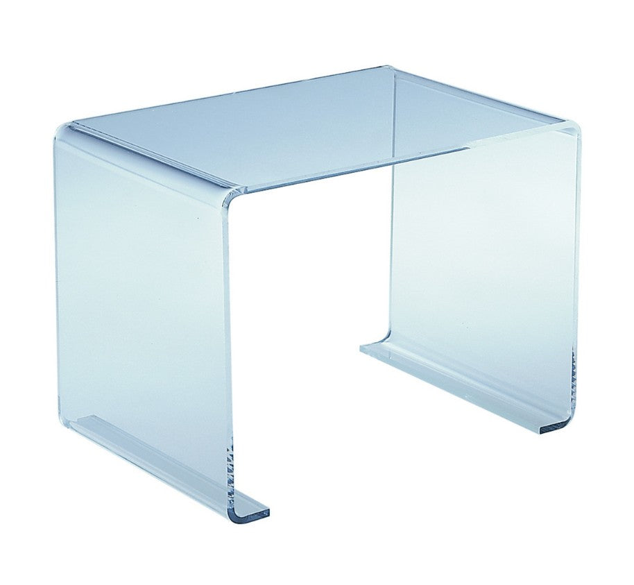 Acrylic pedestal, 30 x 20 x H 20 cm, clear