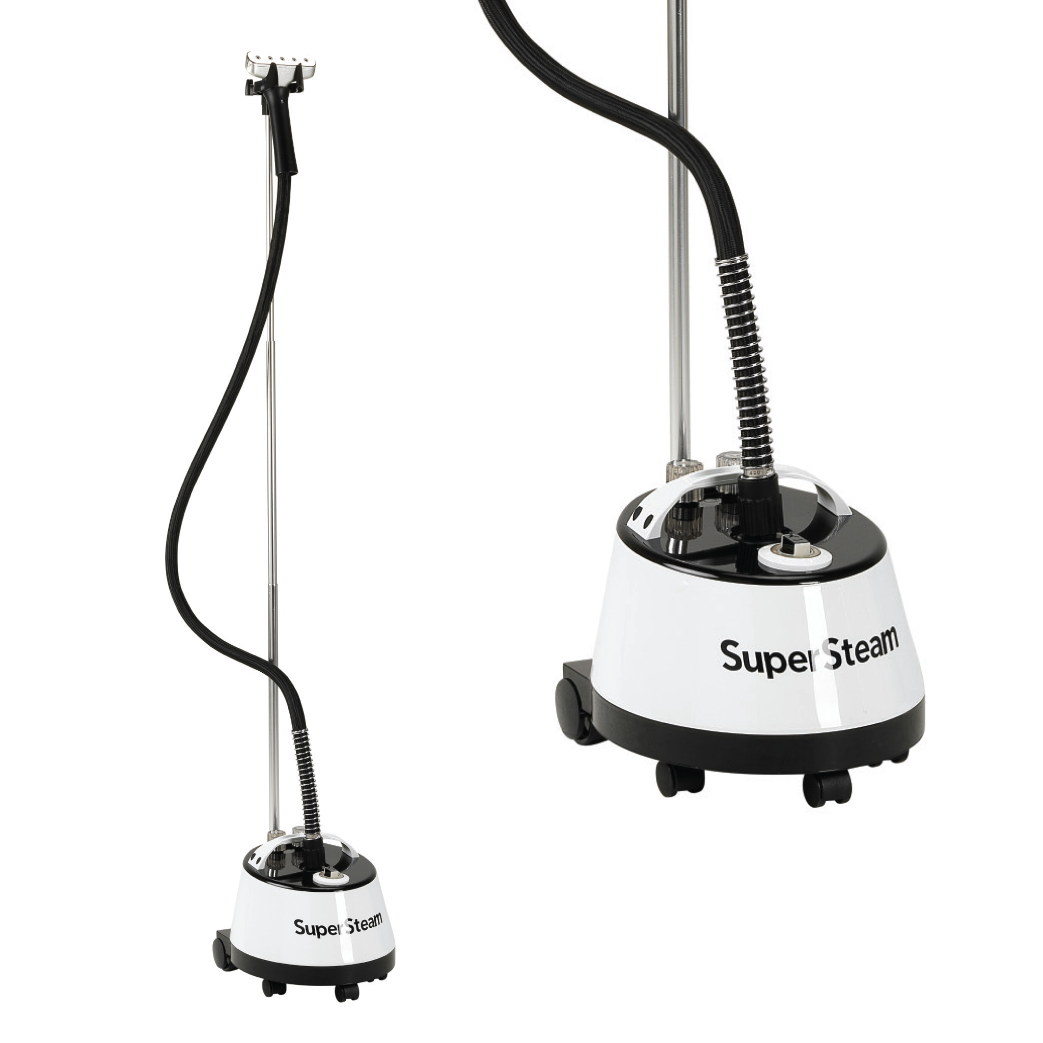 Supersteam, steamer. Klárur á 8–10 min, upp til 75 min nonstop steaming, -. Teirra professionella tørvur