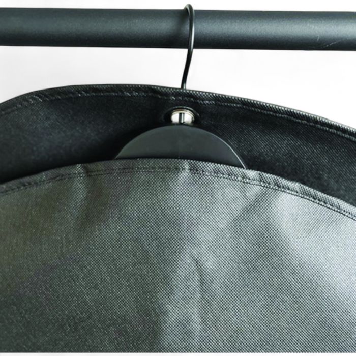 Klædningspose - jakker - non-woven. B60 x H110 cm. Svart