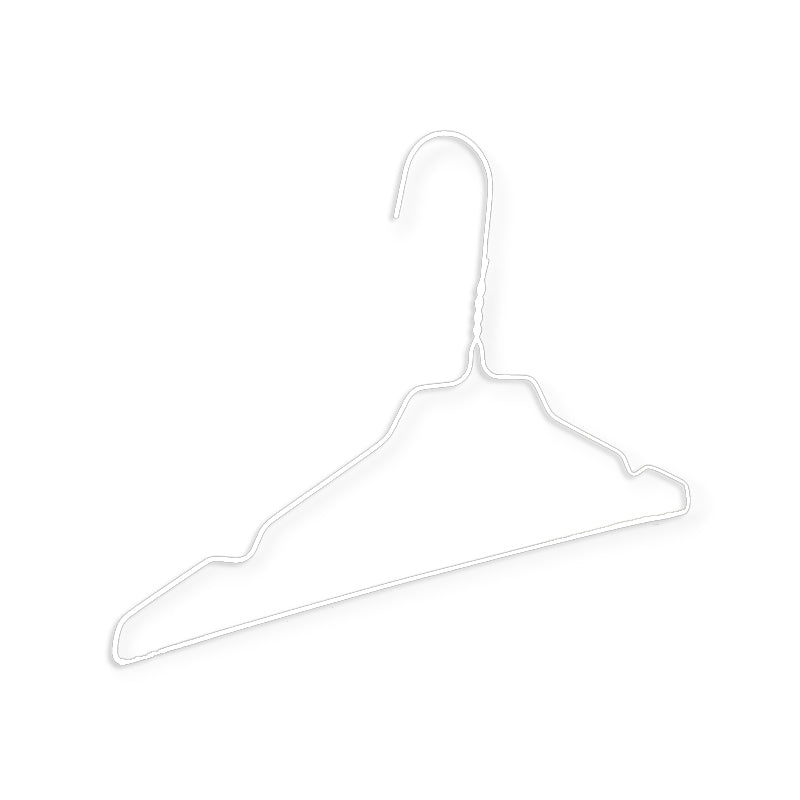 Renseribøjle, børn, med hak, hvid, pk. med 500 stk., 33 cm