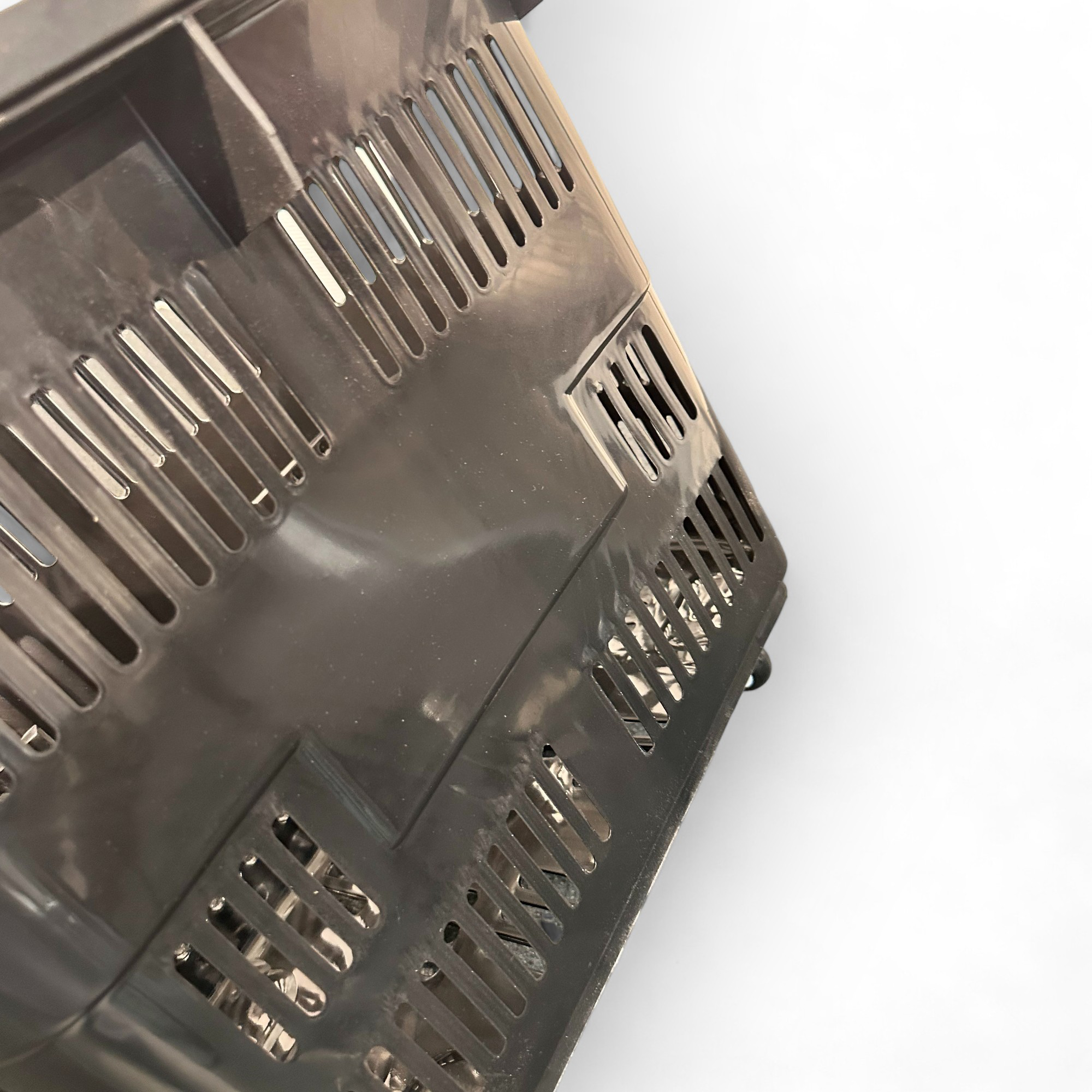 Indkøbskurv 55 liter med træk håndtag og hjul.