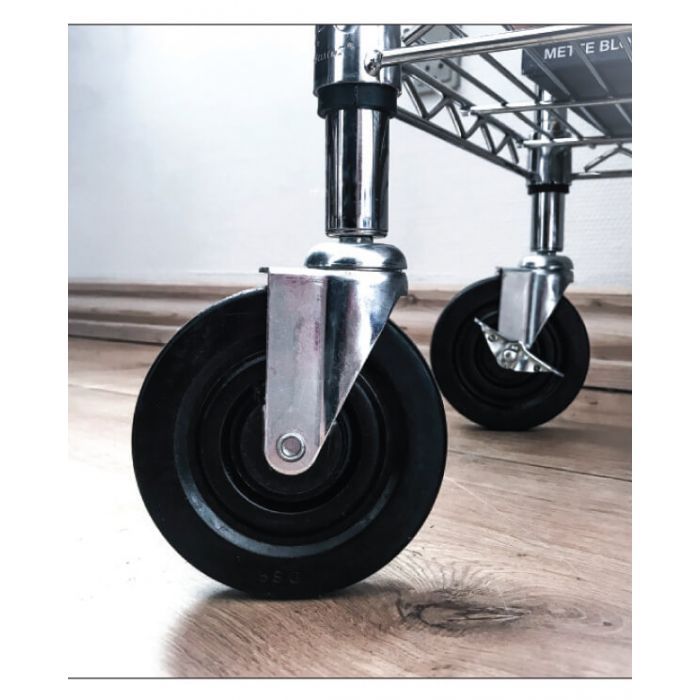 Tubo, hjul, sett við 4 stk., 125 mm