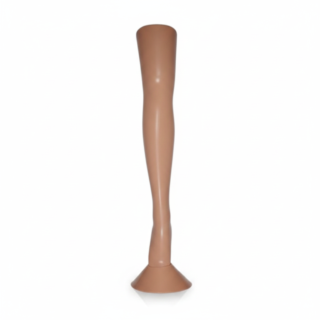 Women's stockings. Nude with nude foot H 82 cm.