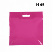 Plastpose, stor, pink, pk. med 100 stk., 50 micron, B 56 X D/BF 10 X H 45 cm., forstærkede håndtag
