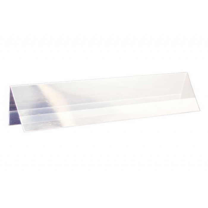 Display triangle, horizontal, double-sided for table, 30 x H5.3 cm