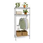 Garderobe Reol - TUBO (B 91 x D 46 x H 220 cm.) - Krom