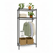 Garderobe Reol - TUBO (B 91 x D 46 x H 220 cm.) - Sort