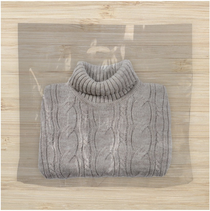 Plastic bag, transparent, pack of 100 pcs., 40 micron, 56 x 8 x H45 cm.