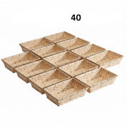 Gavekurv - STORKØB - Bambus, H 7 cm. - Min. køb 40 stk.