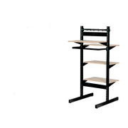 Framework, T-gondola, black, W 67 x D 75 x H 147.5 cm