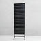 Panelgondol, enkeltsidet, standard panel, sort. B67 x D40,5 x H247 cm