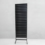 Panelgondol, enkeltsidet, standard panel, sort. B67 x D40,5 x H247 cm