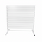 Panel gondola, double-sided, standard panel, white. W127 x D76 x H147 cm