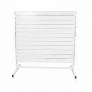 Panel gondola, double-sided, standard panel, white. W127 x D76 x H147 cm