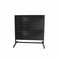 Panel gondola, double-sided, standard panel, black. black, W127 x D76 x H147 cm