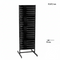 Panel gondola, double-sided, standard panel, black. black, W67 x D76 x H247 cm
