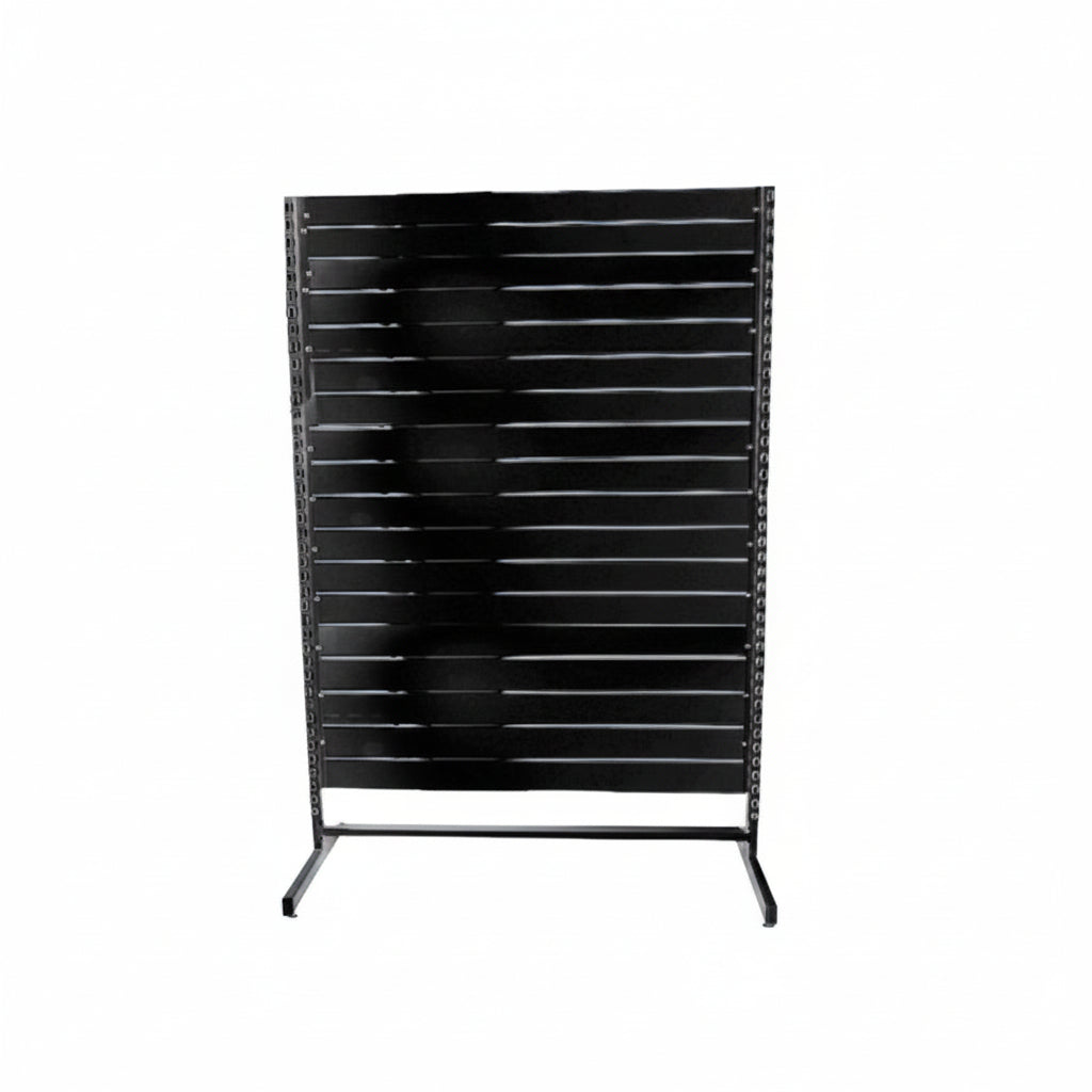 Panelgondol, enkeltsidet, standard panel, sort, sort, B127 x D40,5 x H217 cm