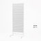 Panelgondol, enkeltsidet, standard panel, hvid. B67 x D40,5 x H217 cm