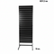 Panelgondol, enkeltsidet, standard panel, sort. sort, B67 x D40,5 x H217 cm