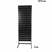 Panelgondol, enkeltsidet, standard panel, sort. sort, B67 x D40,5 x H217 cm