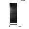 Panelgondol, enkeltsidet, standard panel, sort, B67 x D40,5 x H217 cm