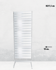 Panelgondol, einsíðaður, standard panel, svártur, B67 x D40,5 x H217 cm