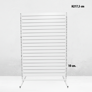 Panel gondola, double-sided, standard panel. white, W127 x D76 x H217 cm