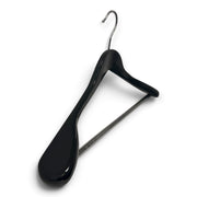 Coat hanger, angled. Black - B 45 cm.