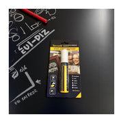 Tusjpennur, kríttusjápennur fyri tavlur og glas, hvít., 7-15 mm