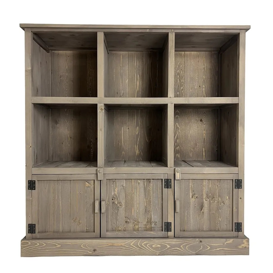 Graywood, hylla, við 6 rúmum og 3 skápi. H110 cm