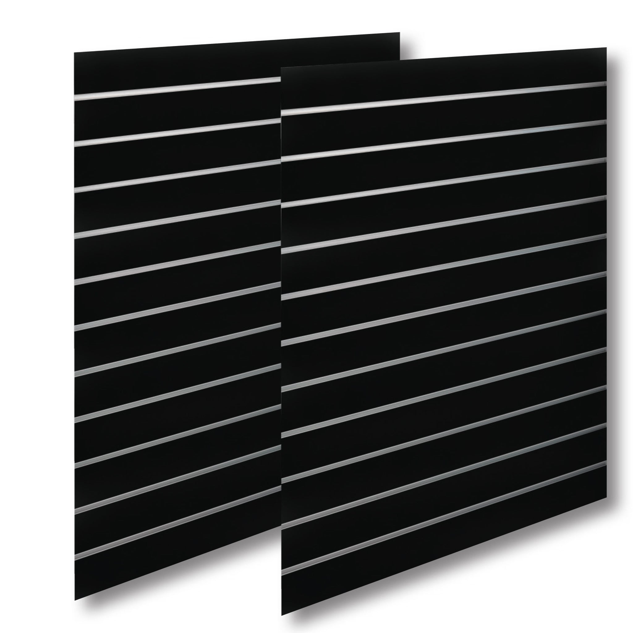 Ribbed panel 120x240 cm black with aluminum strips | Buy at – SuperSellerS