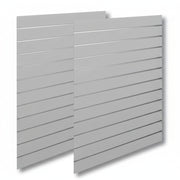 Rillepanel - Standard ( 120 x 240 cm.) - Grå med alulister