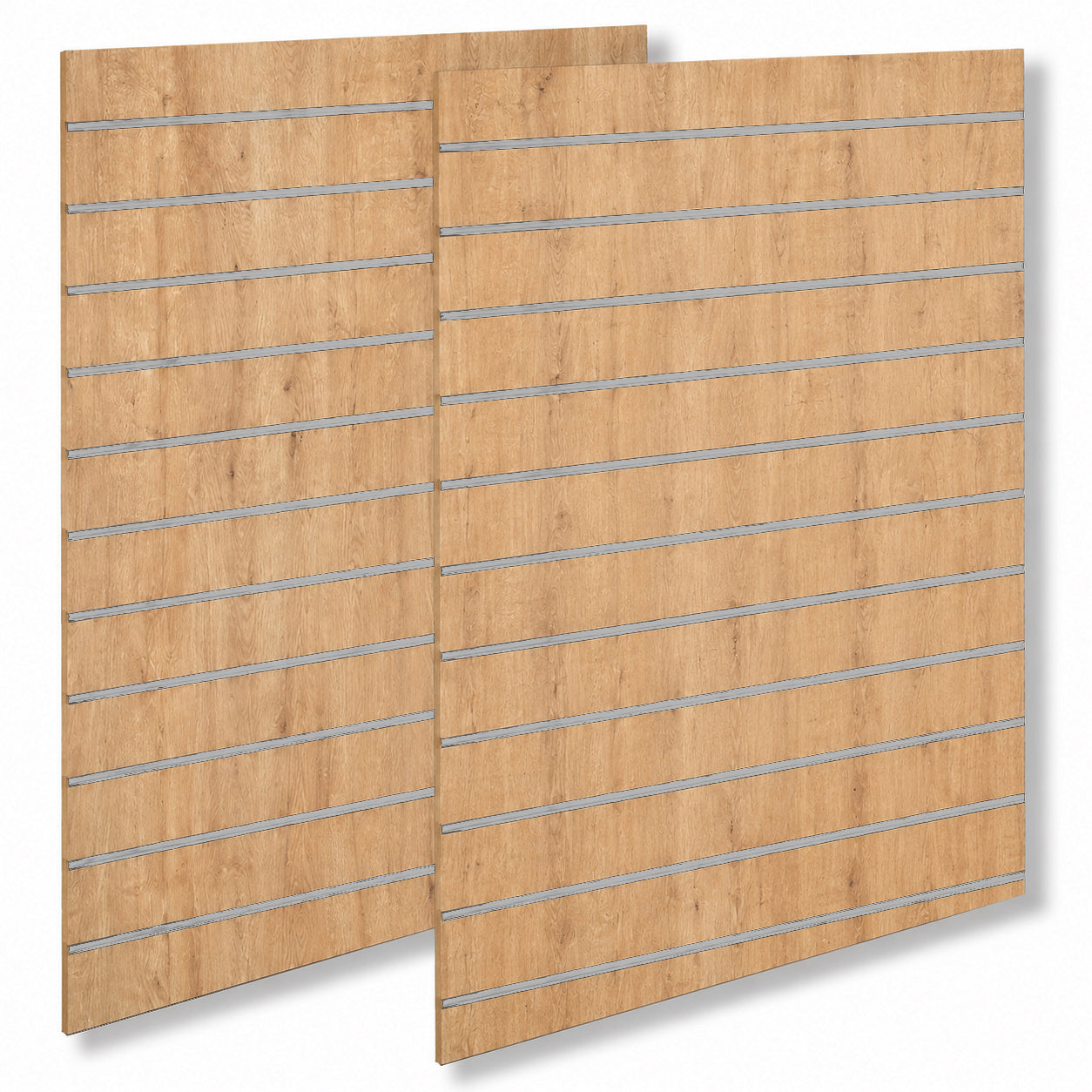 Rillepanel - Standard ( 120 x 240 cm.) - Eg-Look med alulister