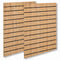 Rillepanel - Standard ( 120 x 240 cm.) - Eg-Look alulister i sort