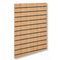 Rillepanel - Standard ( 120 x 120 cm.) - Eg-Look med Plastlister i sort