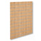 Rillepanel - Standard ( 120 x 120 cm.) - Eg-look med alulister