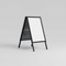 A-skilt med snaprammer 50 x 70 cm – sort