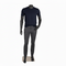 Men's mannequin, model D with bent arm and flexible head attachment, black. Standard