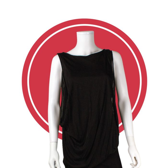 Basic damemannequin u/ hoved. Plast