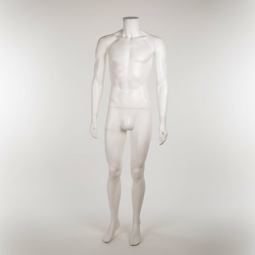 Basic herremannequin u/ hoved. Plast