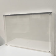 Magnetisk skilteholder, A3, B 29,5 x D 2 x H 42 cm, klar akryl